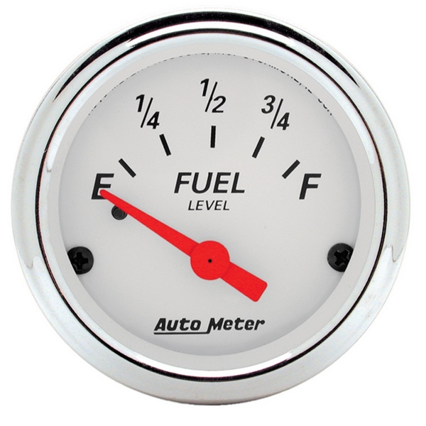 2-1/16" FUEL LEVEL, 0-30 Ω, ARCTIC WHITE